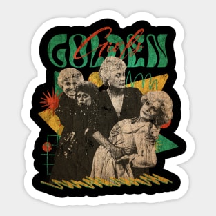 VINTAGE POP RETRO -Golden Girls Dance - STYLE 70S Sticker